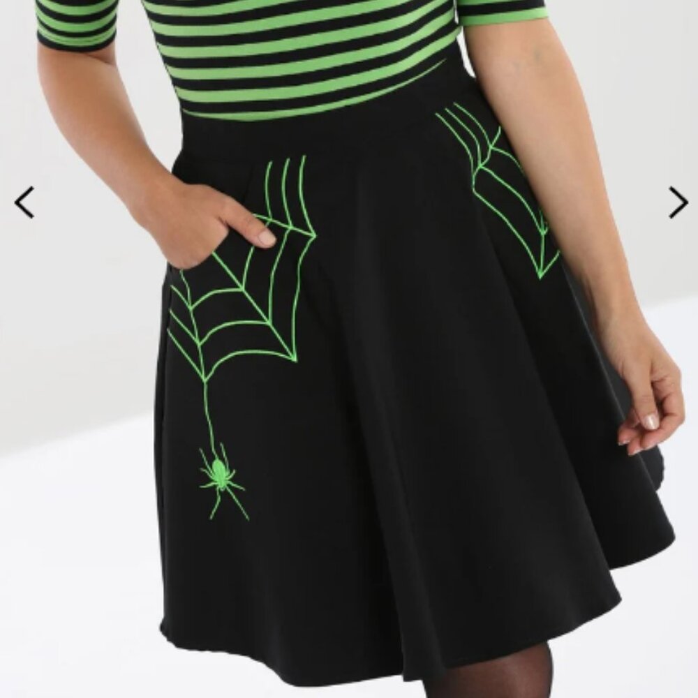 Hell Bunny Miss Muffet Mini Skirt